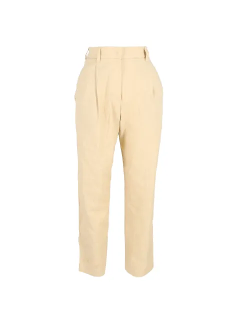 Brunello Cucinelli Vintage Cotton Trousers Neutrals NAPPUGBCL358749W