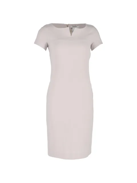 Max Mara knee-length short-sleeve dress Neutrals TONPUGBCL453606W