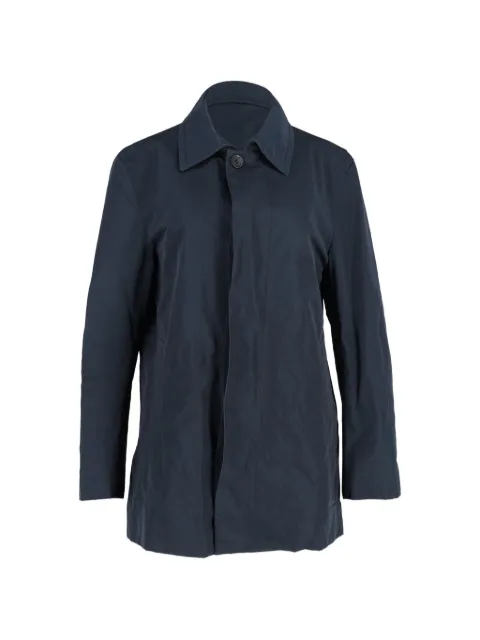 BOSS collar button coat Blue TONPUGBCL357209W