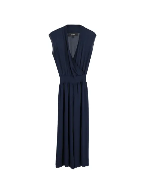 Theory V-neck sleeveless jumpsuit Blue NAPPUGBCL370295W