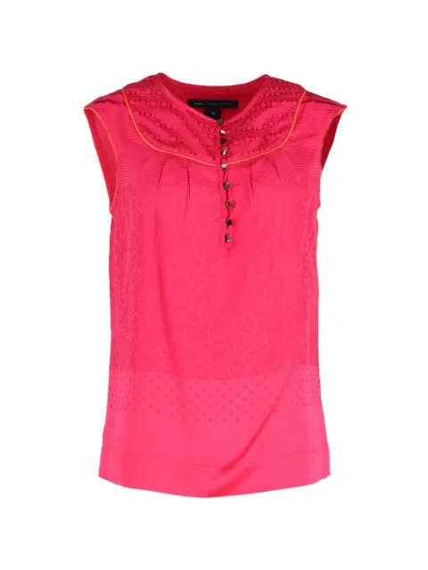 Marc Jacobs Vintage sleeveless buttoned top Pink TONPUGBCL358010W