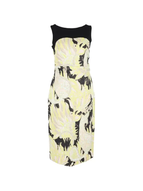 Dries Van Noten Pre-Owned paisley printed midi dress Yellow NAPPUGBCL452903W