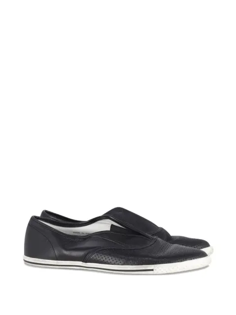 Marc Jacobs Vintage slip-on leather sneakers Black TONPUGBSH255555W