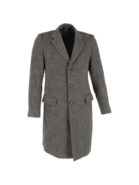 Jil Sander Pre-Owned notched-lapel coat Grey MRPPUGBCL456465M