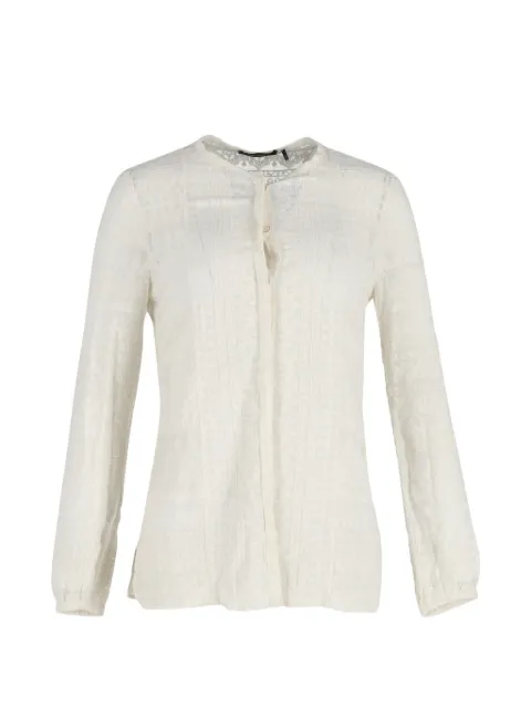 Isabel Marant Vintage long-sleeve top Neutrals NAPPUGBCL345521W