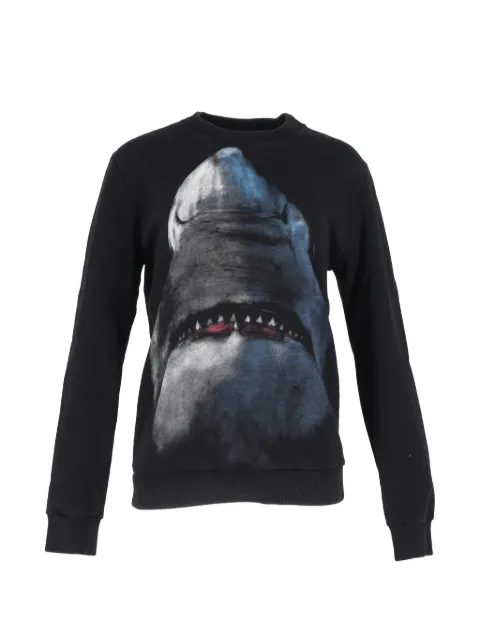 Givenchy Pre-Owned shark-print sweatshirt Black NAPPUGBCL461497W