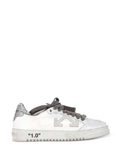 Off-White Pre-Owned 2.0 glitter detail sneakers White TONPUGBSH458676W