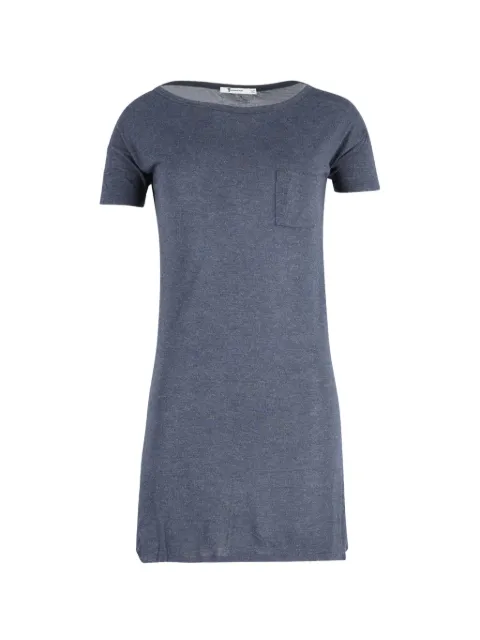 Pre-Owned Alexander Wang scoop-neck T-shirt dress Blue TONPUGBCL239551W