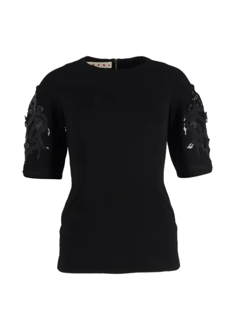 Marni Pre-Owned balloon-sleeve blouse Black TONPUGBCL400024W