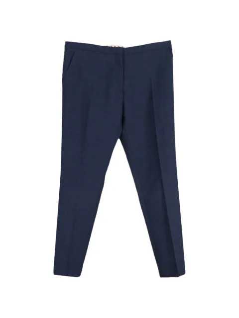 Marni Pre-Owned pleated trousers Blue TONPUGBCL378234W