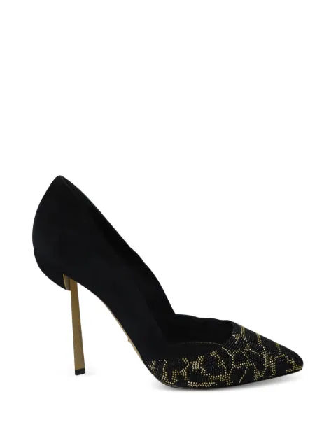 Sergio Rossi Vintage animal-print heeled pumps Black NAPPUGBSH150789W