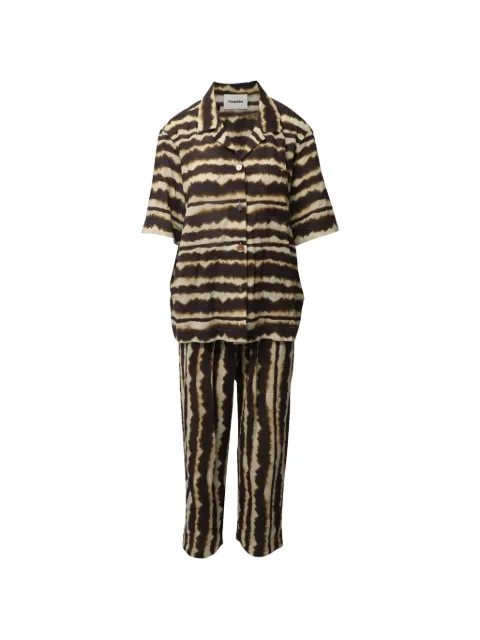 Nanushka 2021 Jiro printed trousers Brown NAPPUGBCL150749W