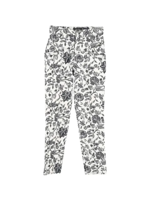 Isabel Marant Vintage Lorrick floral-print jeans White NAPPUGBCL368348W