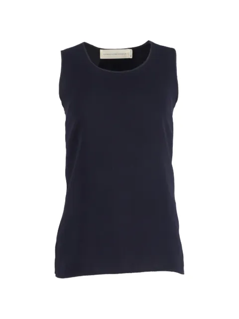 Victoria Beckham sleeveless tank top Blue NAPPUGBCL378280W