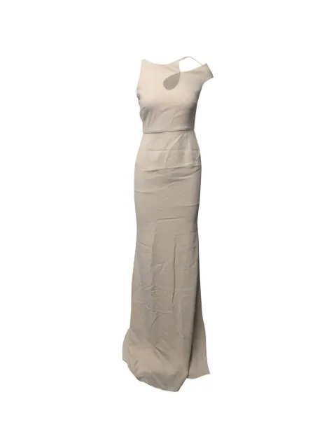Rm By Roland Mouret shoulder cutout dress Neutrals NAPPUGBCL190746W