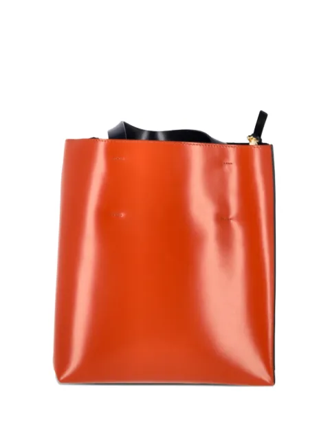 Marni Pre-Owned small Museo pocket tote bag Neutrals NAPPUGBBA463239W
