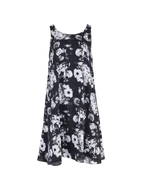 Kenzo Pre-Owned floral-print midi dress Black NAPPUGBCL158089W