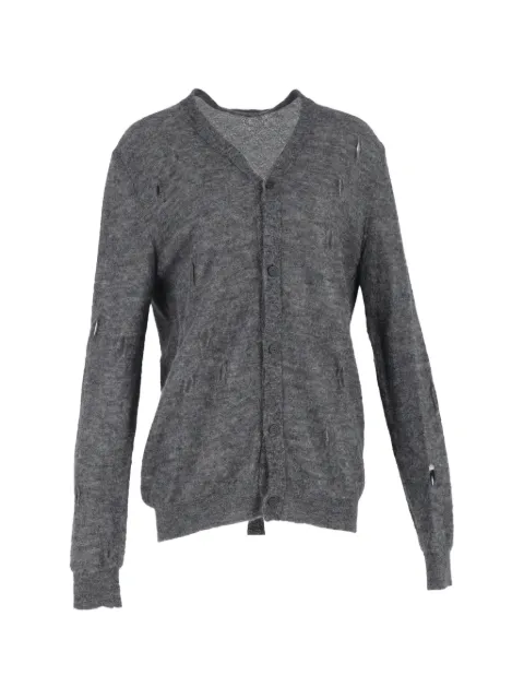 Bottega Veneta Pre-Owned V-neck cardigan Grey MRPPUGBCL456925M