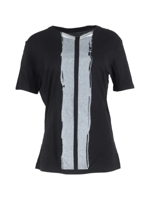 Balenciaga Pre-Owned printed crew-neck T-shirt Black NAPPUGBCL461475W