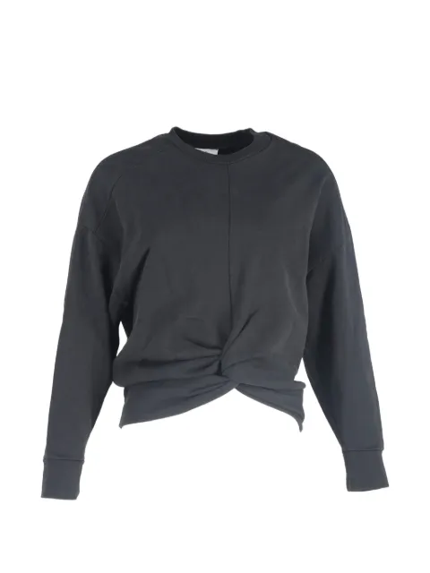 IRO knot-detail crew-neck sweater Black NAPPUGBCL446651W