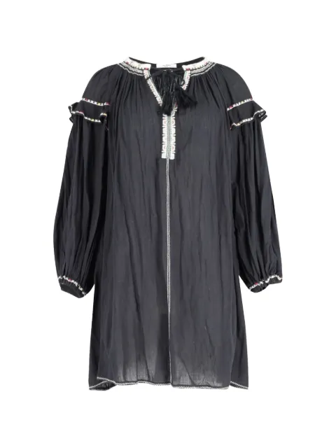 Isabel Marant Vintage embroidered dress Black NAPPUGBCL217431W