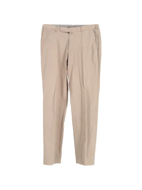 Ermenegildo Zegna Vintage cotton trousers Neutrals MRPPUGBCL446327M
