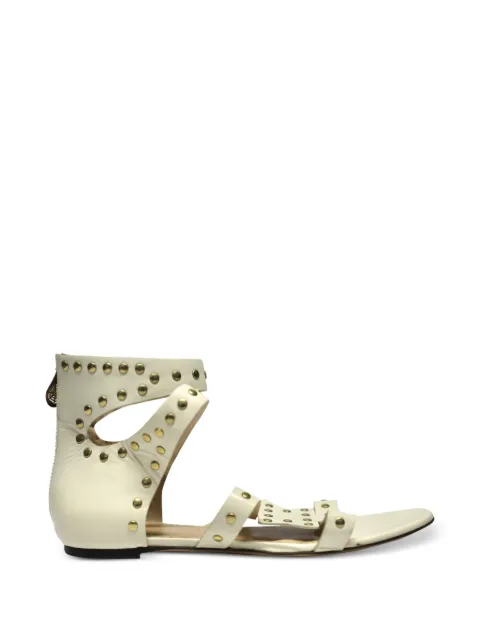 Charlotte Olympia gold-tone-studs sandals Neutrals NAPPUGBSH100325W
