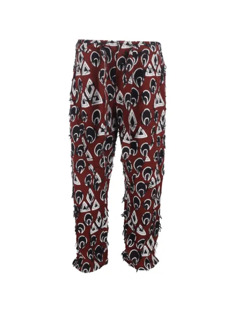 Chloé Vintage printed drawstring trousers Red NAPPUGBCL457169W