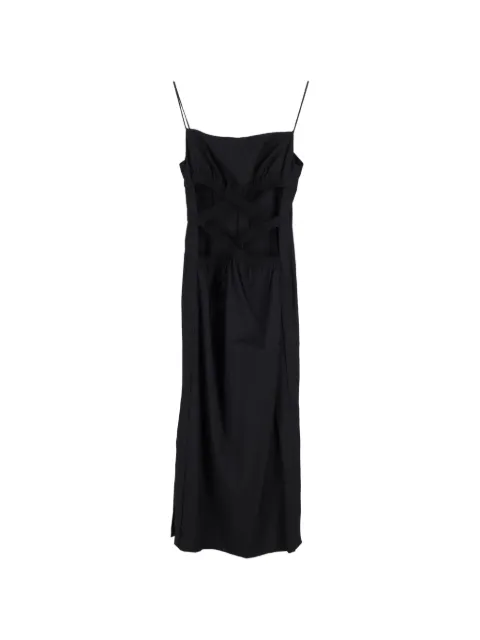 Christopher Esber cutout shirred dress Black NAPPUGBCL368681W