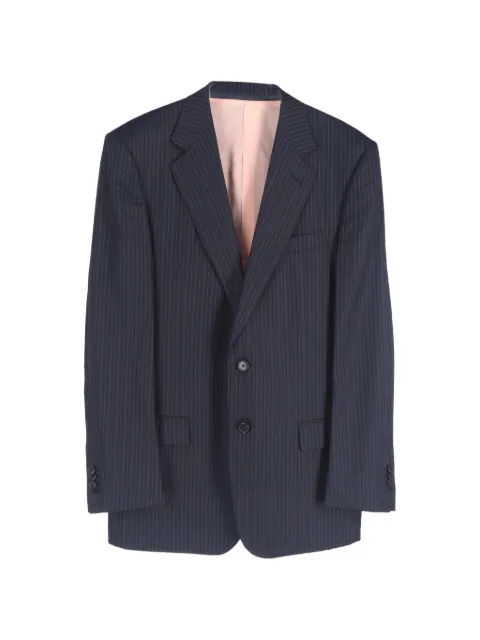 Ermenegildo Zegna Vintage striped-pattern single-breasted suit Blue MRPPUGBCL446278M