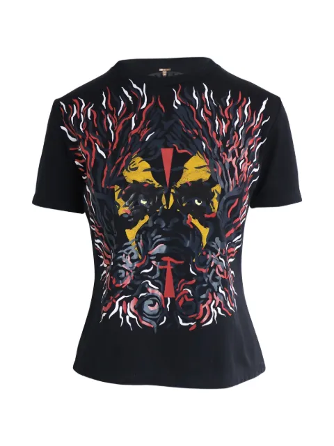 Louis Vuitton Pre-Owned graphic-print T-shirt Black NAPPUGBCL282391W