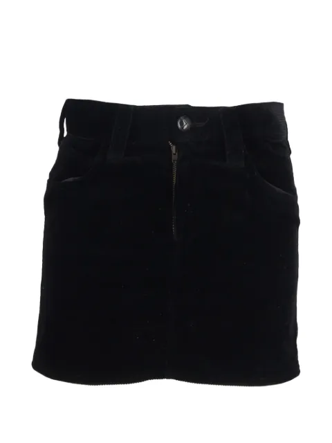 Isabel Marant Vintage velvet mini skirt Black TONPUGBCL447360W