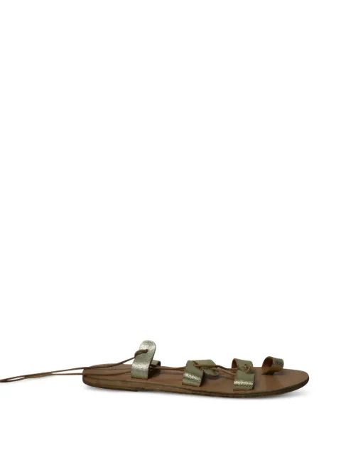 Ancient Greek Sandals Alcyone leather sandals Gold TONPUGBSH121536W