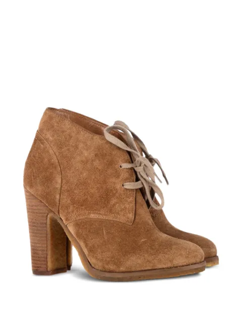 See By Chloé Vintage lace-up heeled boots Brown NAPPUGBSH455865W