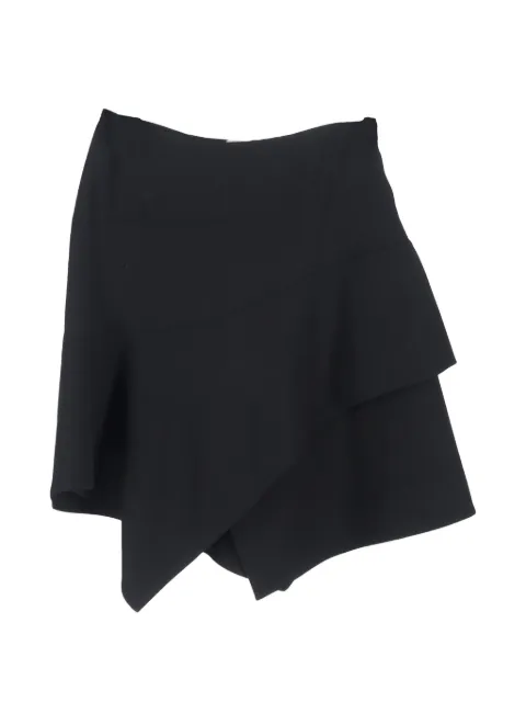 Alaïa Pre-Owned asymmetric mini skirt Black NAPPUGBCL462475W