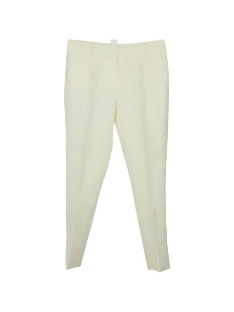 Dolce & Gabbana Pre-Owned slim-fit trousers Neutrals NAPPUGBCL094330W