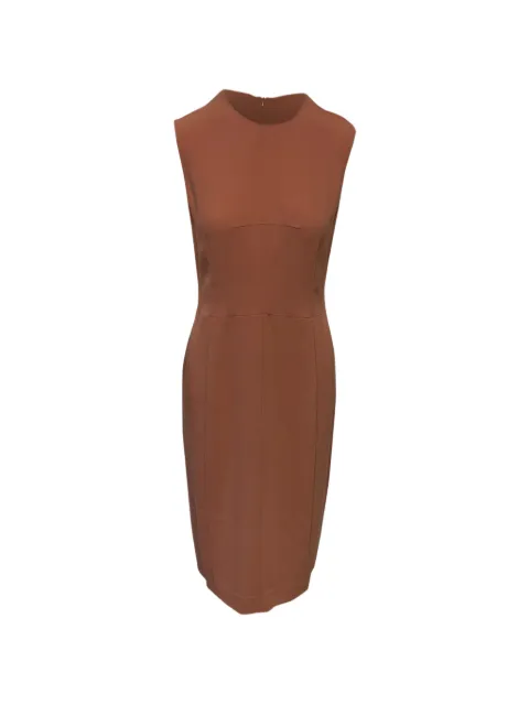 JOSEPH Bea sleeveless shift dress Brown NAPPUGBCL095254W