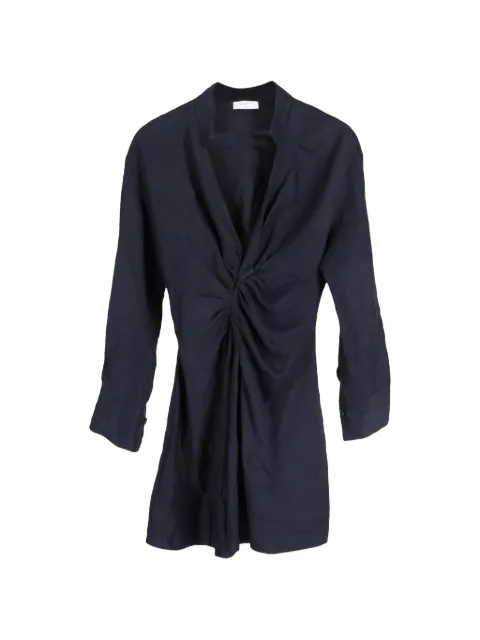 SANDRO gathered front dress Blue NAPPUGBCL403281W