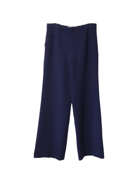 Rm By Roland Mouret wool pleated trousers Blue NAPPUGBCL100180W