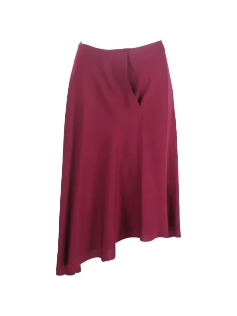 Theory asymmetric-hem skirt Red NAPPUGBCL446393W