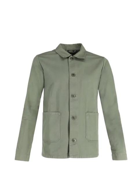 A.P.C. button-up shirt jacket Green MRPPUGBCL398643M
