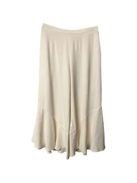 Peter Pilotto wide-leg flared trousers Neutrals NAPPUGBCL082363W