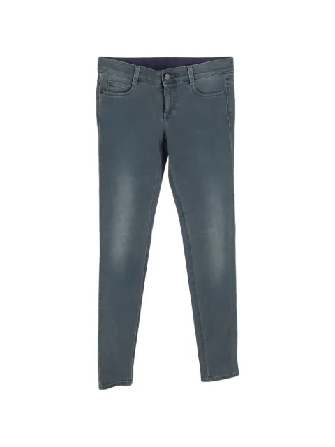 Stella McCartney Pre-Owned belt-loops skinny jeans Blue NAPPUGBCL345033W