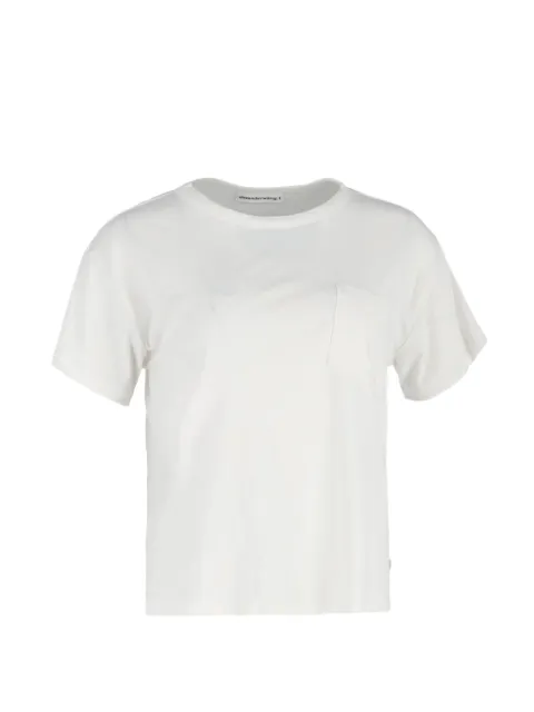 Pre-Owned Alexander Wang crew-neck T-shirt White NAPPUGBCL451103W