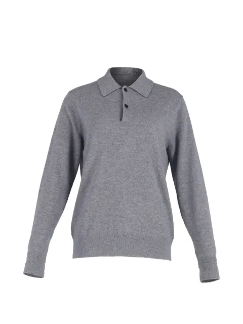 Mr P. long-sleeve polo shirt Grey MRPPUGBCL446793M