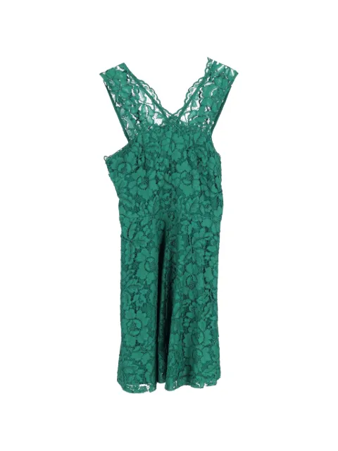 SANDRO Riviera lace mini dress Green NAPPUGBCL345569W