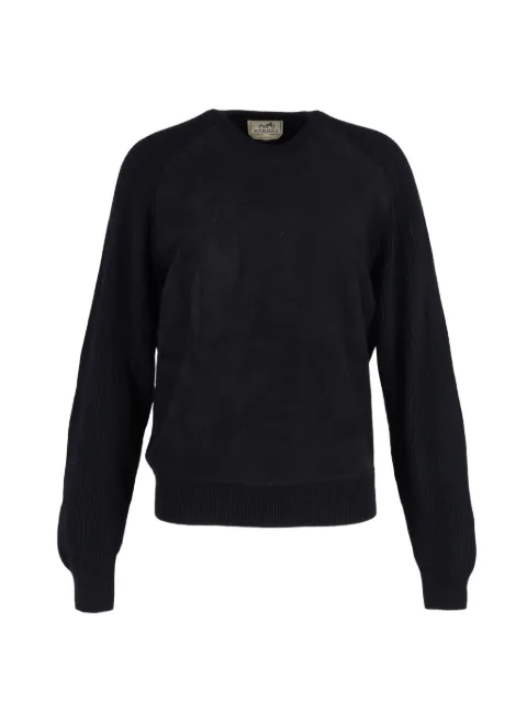 Hermès Pre-Owned knitted sweater Black NAPPUGBCL400439W