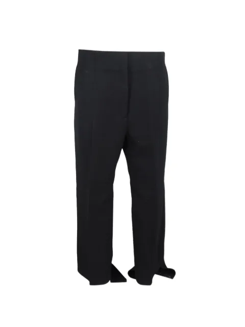 Celine Pre-Owned asymmetrical wool trousers Black NAPPUGBCL455931W