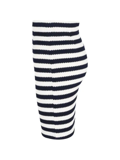 Diane Von Furstenberg Vintage striped pencil skirt White NAPPUGBCL376642W