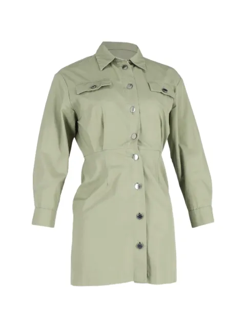 SANDRO Liana buttoned shirt dress Green NAPPUGBCL426854W